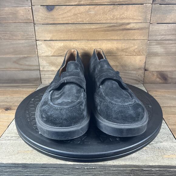 Paul Green Womens Size US 8.5 Sadie Loafer Slip On Black Suede Casual Shoes - Picture 2 of 13